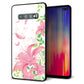 docomo ギャラクシー S10+ オリンピック限定モデル SC-05L 強化ガラス＆TPUスマホケース ガラプリ【SC849 ユリ（ピンク）】