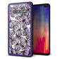 docomo ギャラクシー S10+ オリンピック限定モデル SC-05L 強化ガラス＆TPUスマホケース ガラプリ【SC903 ガーデンバタフライ パープル】