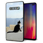 docomo ギャラクシー S10+ オリンピック限定モデル SC-05L 強化ガラス＆TPUスマホケース ガラプリ【VA805 ネコと地中海】