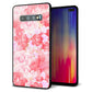 docomo ギャラクシー S10+ オリンピック限定モデル SC-05L 強化ガラス＆TPUスマホケース ガラプリ【VA817 はんなり色の華】