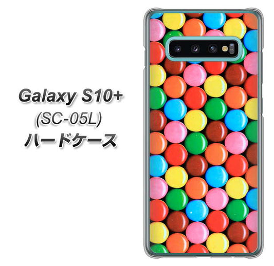 docomo ギャラクシー S10+ オリンピック限定モデル SC-05L 高画質仕上げ 背面印刷 ハードケース【448 マーブルチョコ】