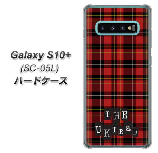 docomo ギャラクシー S10+ オリンピック限定モデル SC-05L 高画質仕上げ 背面印刷 ハードケース【547 THEチェック】