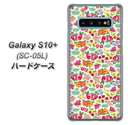 docomo ギャラクシー S10+ オリンピック限定モデル SC-05L 高画質仕上げ 背面印刷 ハードケース【777 マイクロリバティプリントWH】