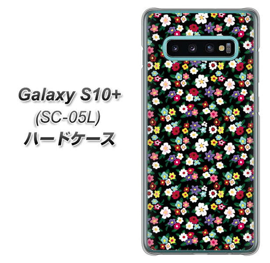 docomo ギャラクシー S10+ オリンピック限定モデル SC-05L 高画質仕上げ 背面印刷 ハードケース【778 マイクロリバティプリントBK】