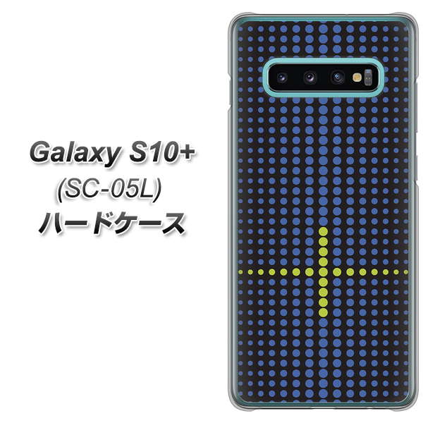 docomo ギャラクシー S10+ オリンピック限定モデル SC-05L 高画質仕上げ 背面印刷 ハードケース【IB907  グラデーションドット】