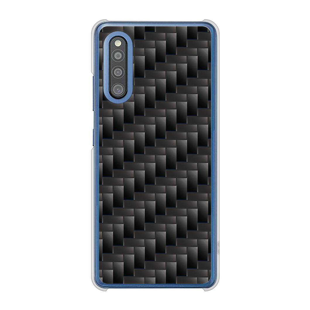 Galaxy A41 SC-41A docomo 高画質仕上げ 背面印刷 ハードケース 【461 カーボン】