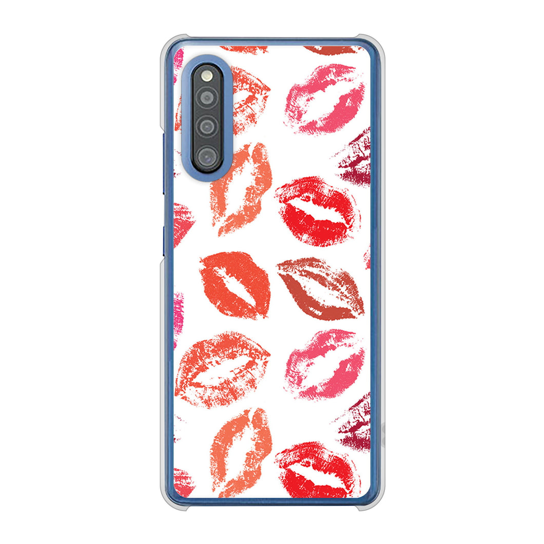 Galaxy A41 SC-41A docomo 高画質仕上げ 背面印刷 ハードケース 【734 キスkissキス】