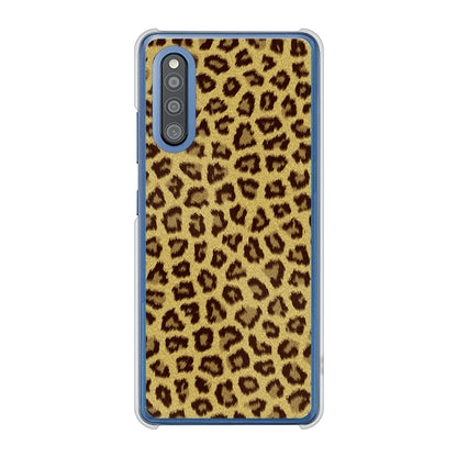 Galaxy A41 SC-41A docomo 高画質仕上げ 背面印刷 ハードケース ヒョウ柄ベーシックS