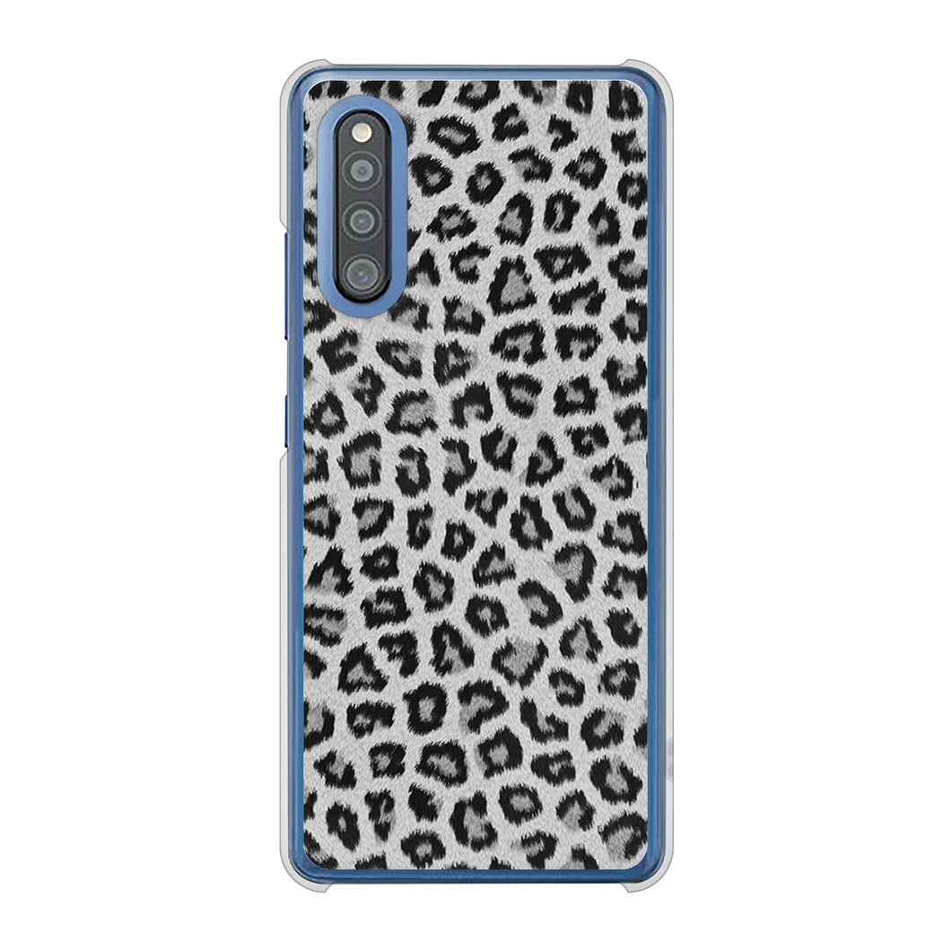 Galaxy A41 SC-41A docomo 高画質仕上げ 背面印刷 ハードケース ヒョウ柄ベーシックS