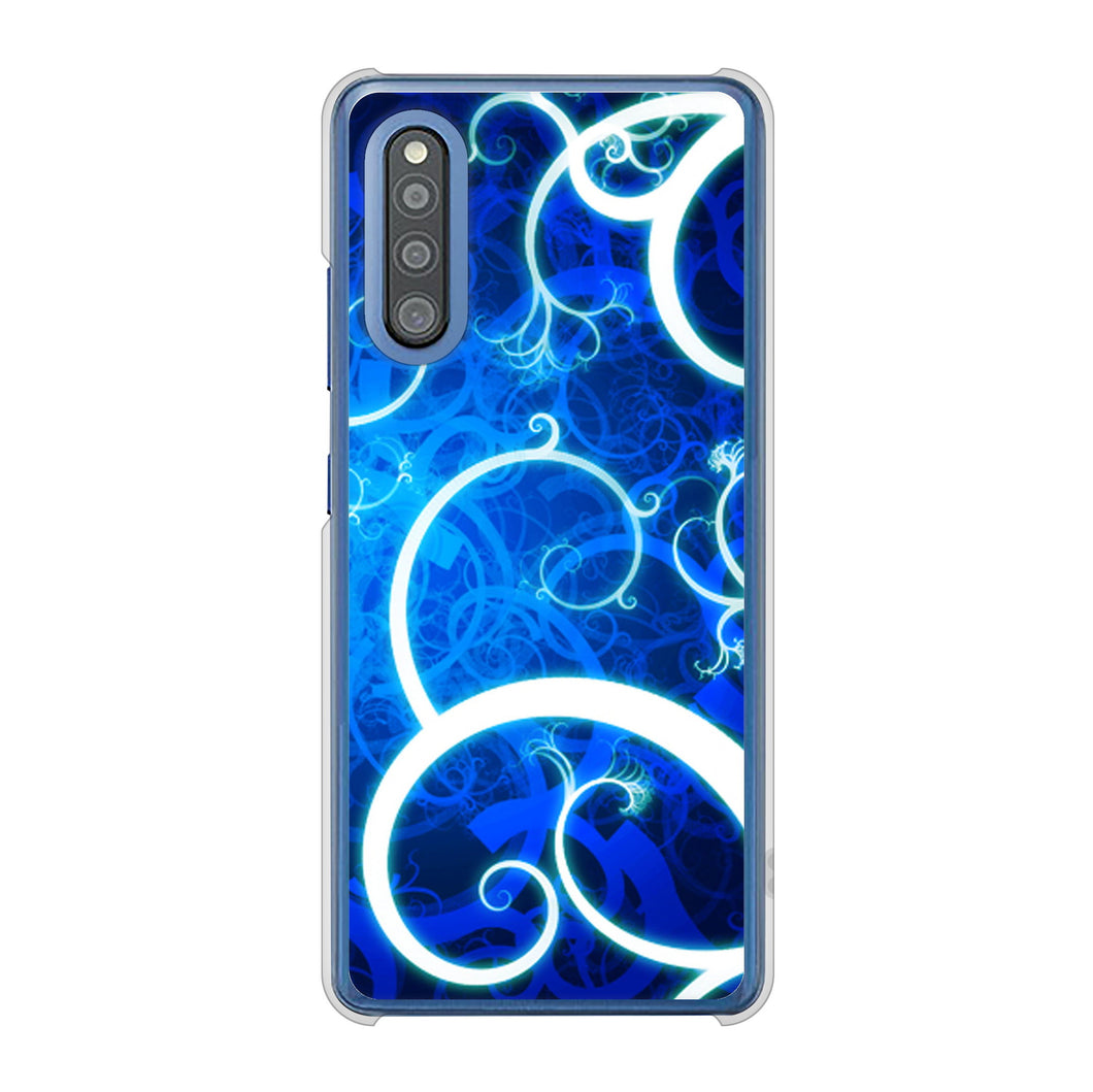Galaxy A41 SC-41A docomo 高画質仕上げ 背面印刷 ハードケース 【EK850 神秘の草】