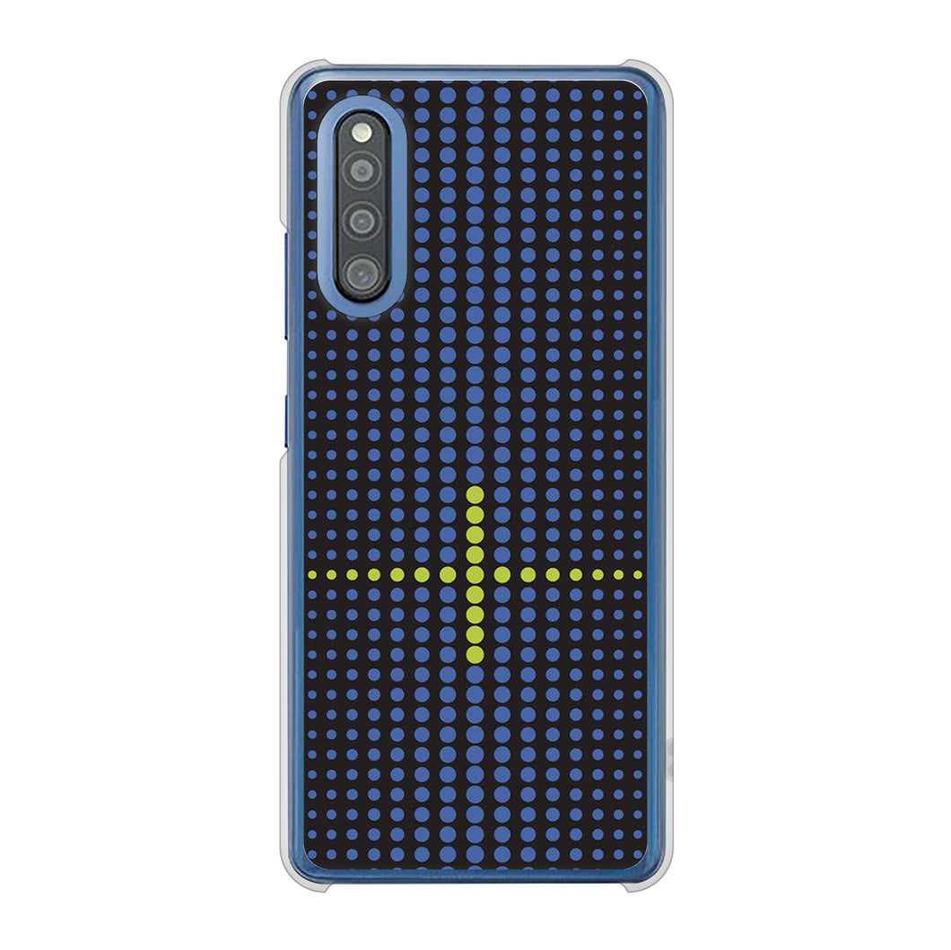 Galaxy A41 SC-41A docomo 高画質仕上げ 背面印刷 ハードケース 【IB907 グラデーションドット】
