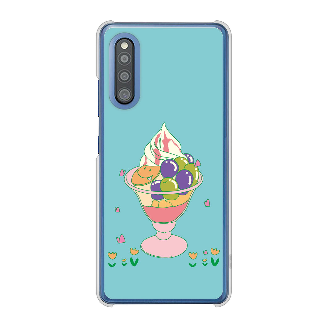 Galaxy A41 SC-41A docomo 高画質仕上げ 背面印刷 ハードケース スイーツイラスト