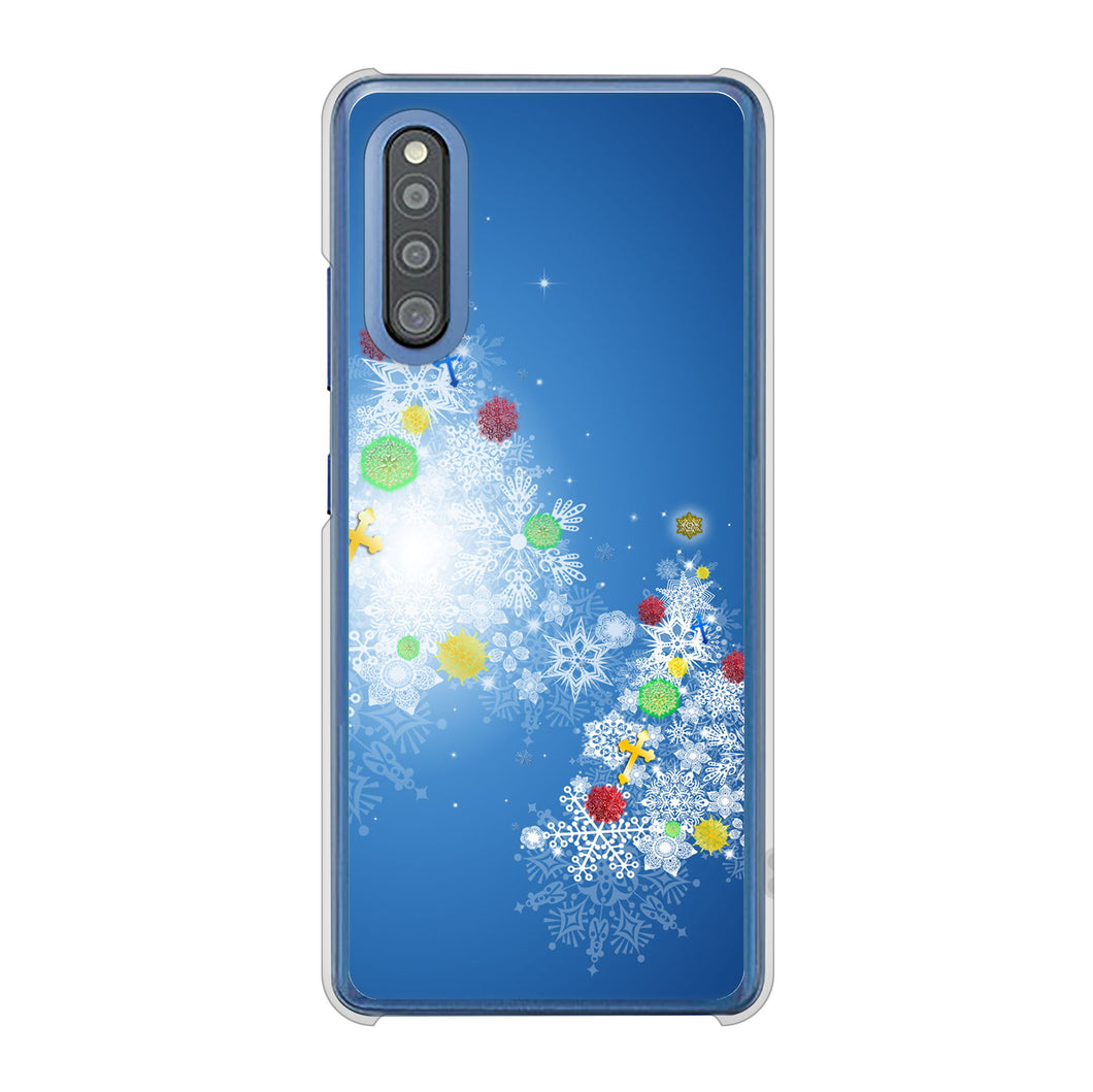 Galaxy A41 SC-41A docomo 高画質仕上げ 背面印刷 ハードケース クリスマス