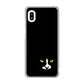 Galaxy A21 SC-42A docomo 高画質仕上げ 背面印刷 ハードケース 【398 黒ネコ】