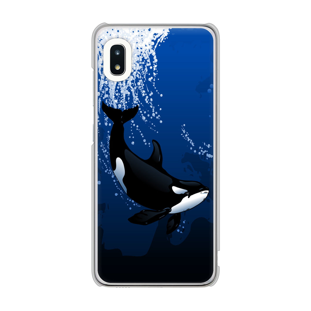 Galaxy A21 SC-42A docomo 高画質仕上げ 背面印刷 ハードケース 海の守り神