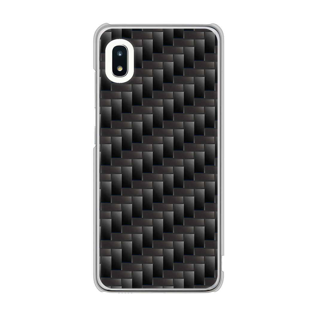 Galaxy A21 SC-42A docomo 高画質仕上げ 背面印刷 ハードケース 【461 カーボン】