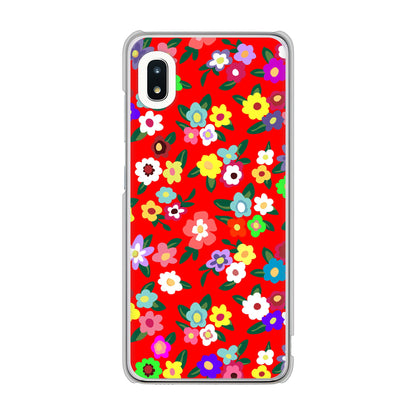 Galaxy A21 SC-42A docomo 高画質仕上げ 背面印刷 ハードケース リバティプリント
