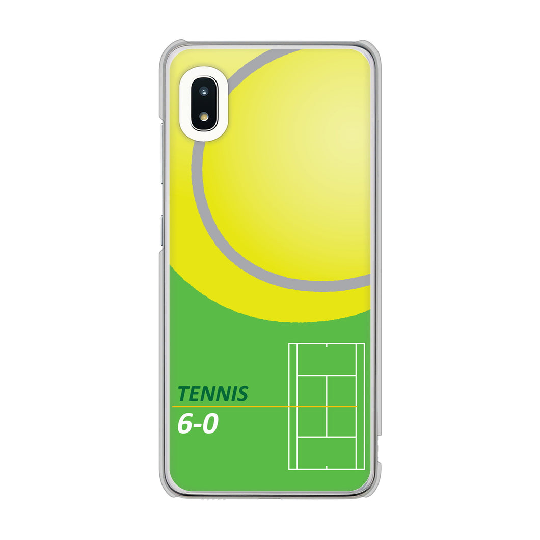 Galaxy A21 SC-42A docomo 高画質仕上げ 背面印刷 ハードケース 【IB920 TENNIS】