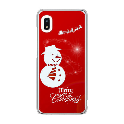 Galaxy A21 SC-42A docomo 高画質仕上げ 背面印刷 ハードケース クリスマス