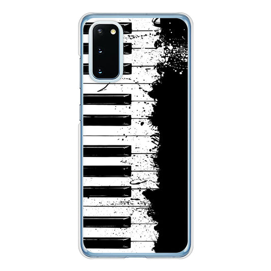 Galaxy S20 5G SC-51A docomo 高画質仕上げ 背面印刷 ハードケース ピアノ