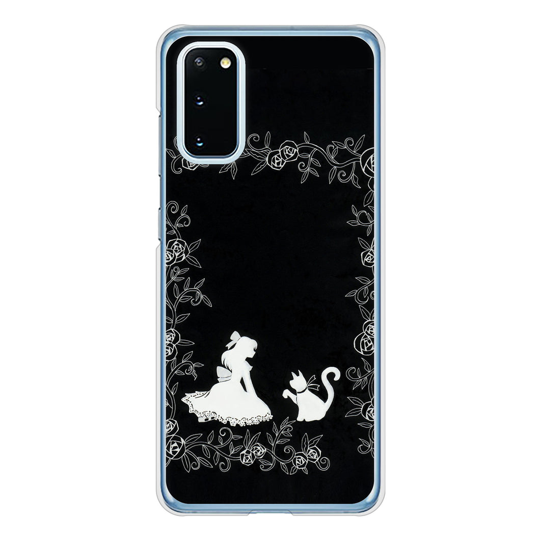 Galaxy S20 5G SC-51A docomo 高画質仕上げ 背面印刷 ハードケース お姫様とネコ