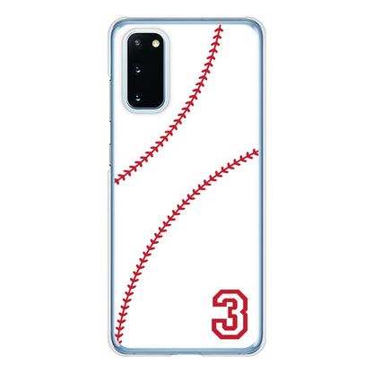 Galaxy S20 5G SC-51A docomo 高画質仕上げ 背面印刷 ハードケース baseball