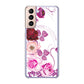 Galaxy S21 5G SC-51B docomo 高画質仕上げ 背面印刷 ハードケース ロマンチックなバラ