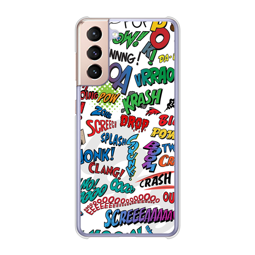 Galaxy S21 5G SC-51B docomo 高画質仕上げ 背面印刷 ハードケース 【271 アメリカン キャッチコピー】