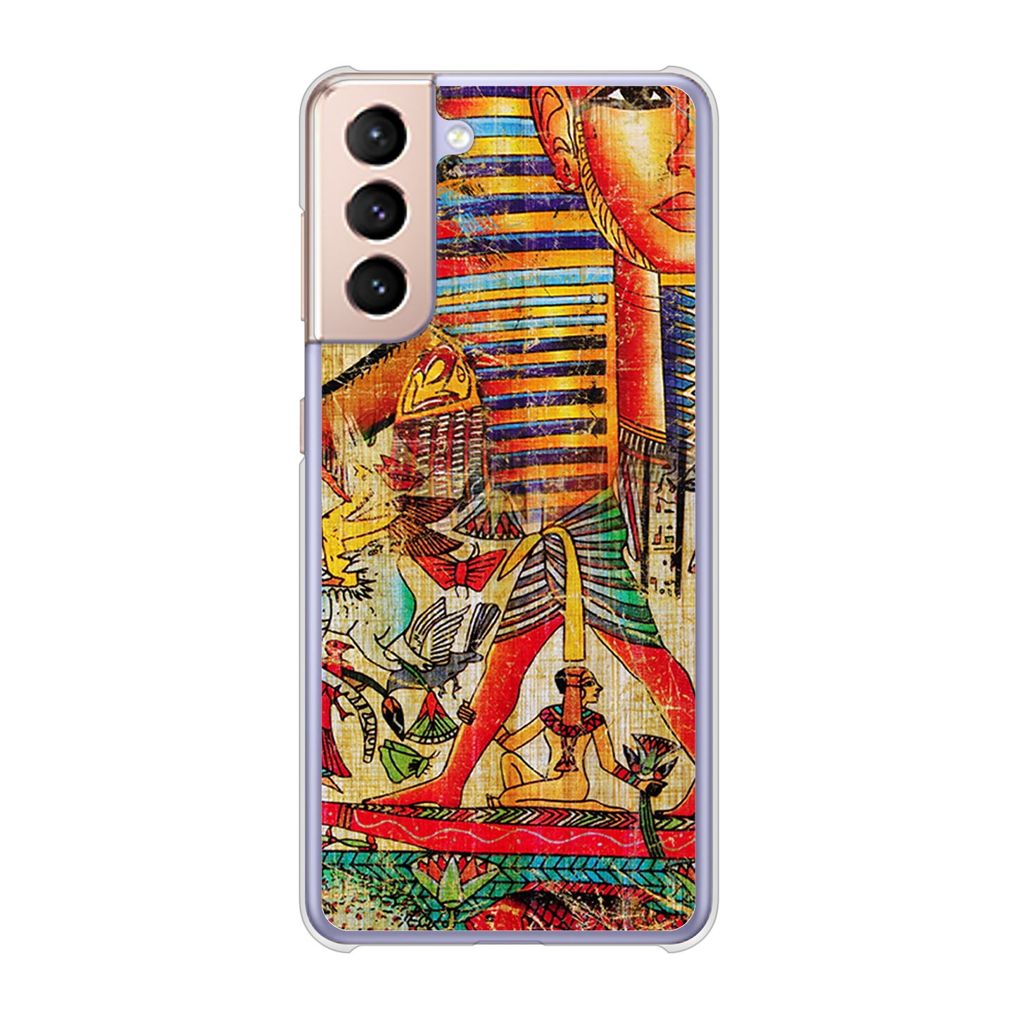 Galaxy S21 5G SC-51B docomo 高画質仕上げ 背面印刷 ハードケース 【329 ナイル ツタンカーメン】