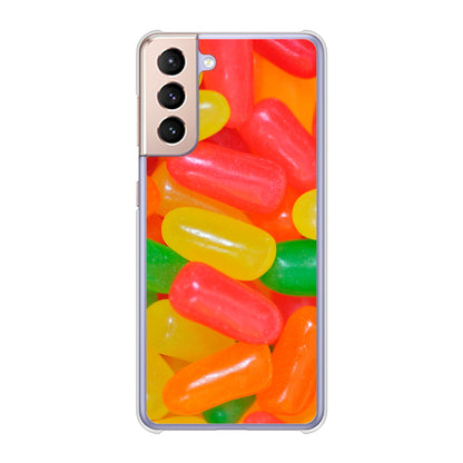Galaxy S21 5G SC-51B docomo 高画質仕上げ 背面印刷 ハードケース スイーツ