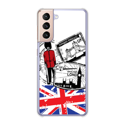 Galaxy S21 5G SC-51B docomo 高画質仕上げ 背面印刷 ハードケース イギリスの風景