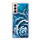 Galaxy S21 5G SC-51B docomo 高画質仕上げ 背面印刷 ハードケース 【731 ドラゴンサークル】