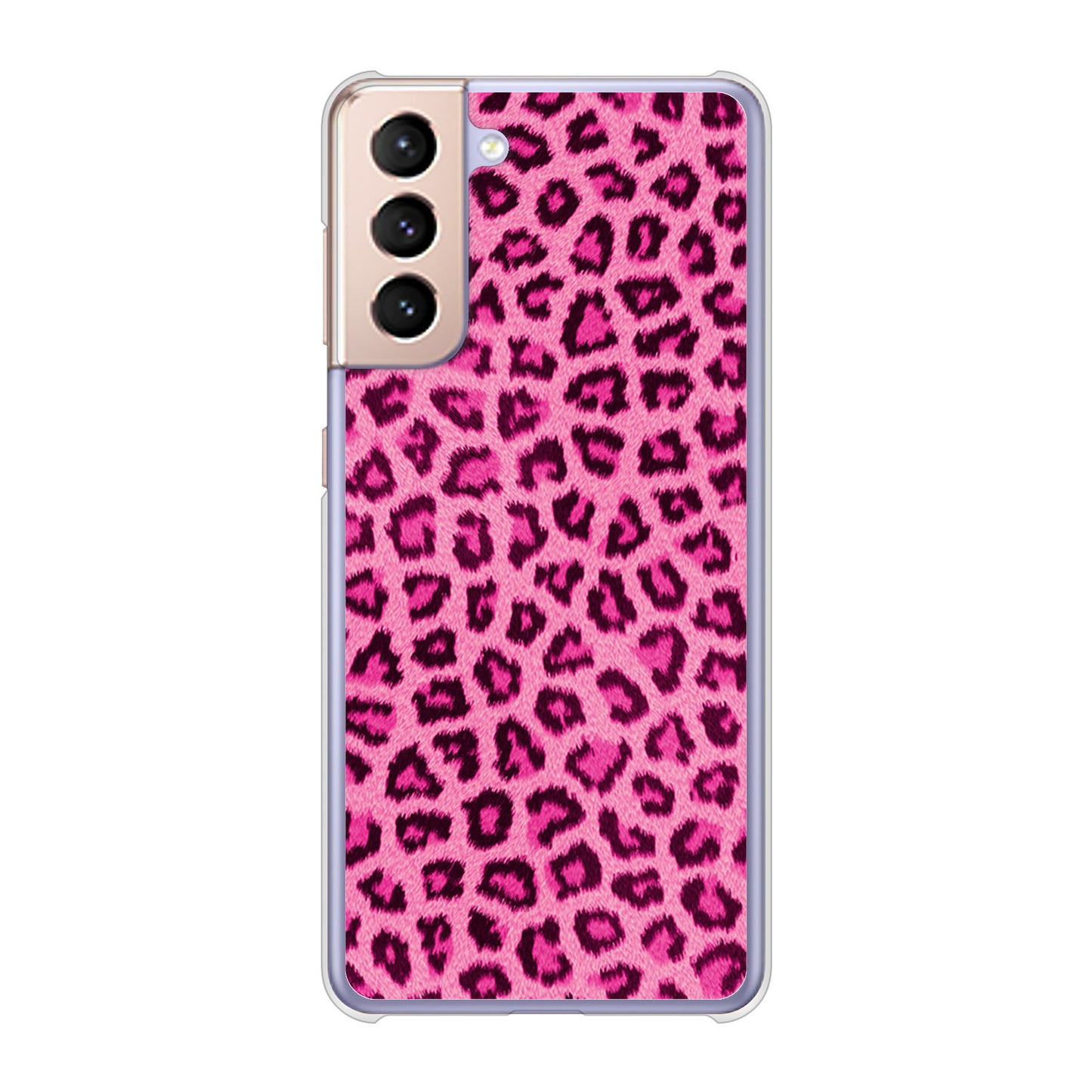 Galaxy S21 5G SC-51B docomo 高画質仕上げ 背面印刷 ハードケース ヒョウ柄ベーシックS