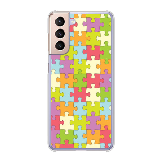Galaxy S21 5G SC-51B docomo 高画質仕上げ 背面印刷 ハードケース ジグソーパズル