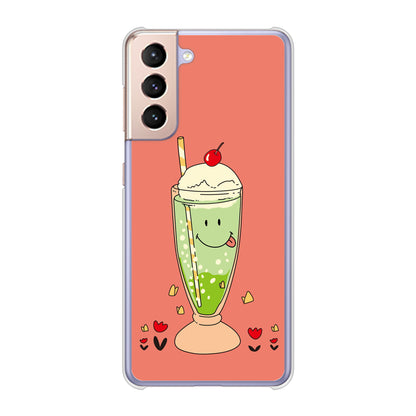 Galaxy S21 5G SC-51B docomo 高画質仕上げ 背面印刷 ハードケース スイーツイラスト