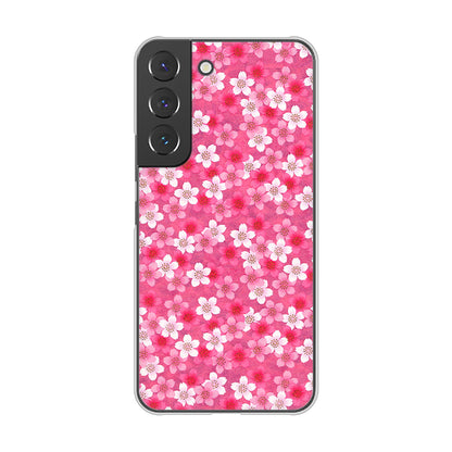 Galaxy S22 SC-51C docomo 高画質仕上げ 背面印刷 ハードケース リバティプリント