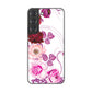 Galaxy S22 SC-51C docomo 高画質仕上げ 背面印刷 ハードケース ロマンチックなバラ