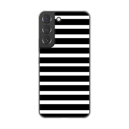 Galaxy S22 SC-51C docomo 高画質仕上げ 背面印刷 ハードケース シンプルボーダー