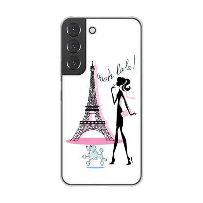 Galaxy S22 SC-51C docomo 高画質仕上げ 背面印刷 ハードケース LOVE フランス