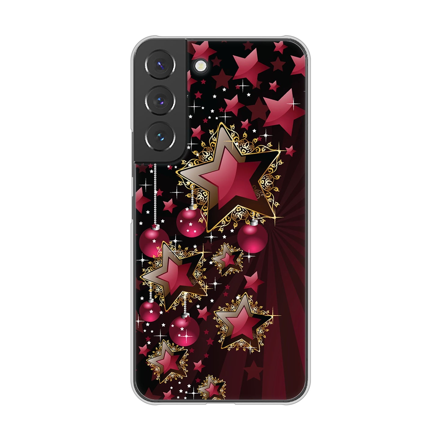 Galaxy S22 SC-51C docomo 高画質仕上げ 背面印刷 ハードケース 【434 星の壁】