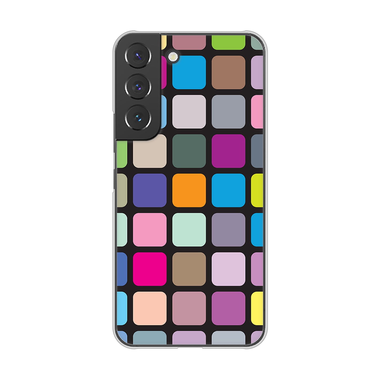 Galaxy S22 SC-51C docomo 高画質仕上げ 背面印刷 ハードケース 【509 カラースクエア】