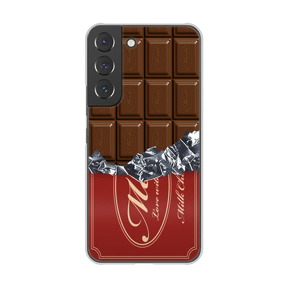 Galaxy S22 SC-51C docomo 高画質仕上げ 背面印刷 ハードケース 板チョコ
