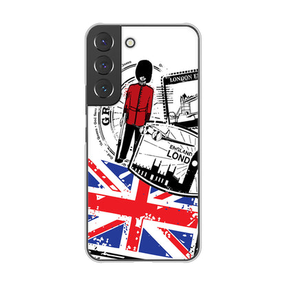 Galaxy S22 SC-51C docomo 高画質仕上げ 背面印刷 ハードケース イギリスの風景