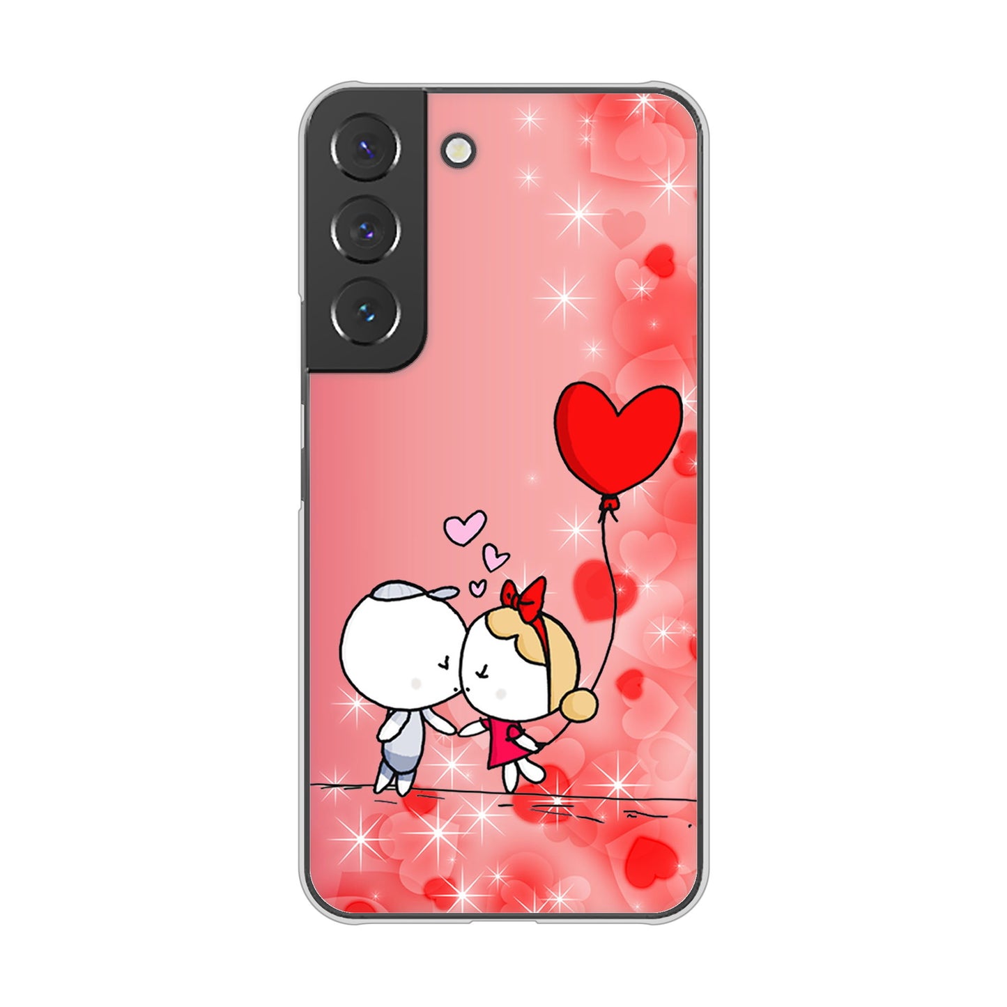 Galaxy S22 SC-51C docomo 高画質仕上げ 背面印刷 ハードケース カップル