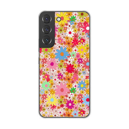 Galaxy S22 SC-51C docomo 高画質仕上げ 背面印刷 ハードケース リバティプリント