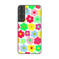 Galaxy S22 SC-51C docomo 高画質仕上げ 背面印刷 ハードケース ルーズフラワー