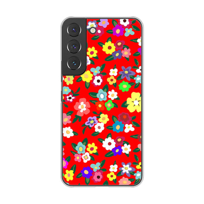 Galaxy S22 SC-51C docomo 高画質仕上げ 背面印刷 ハードケース リバティプリント