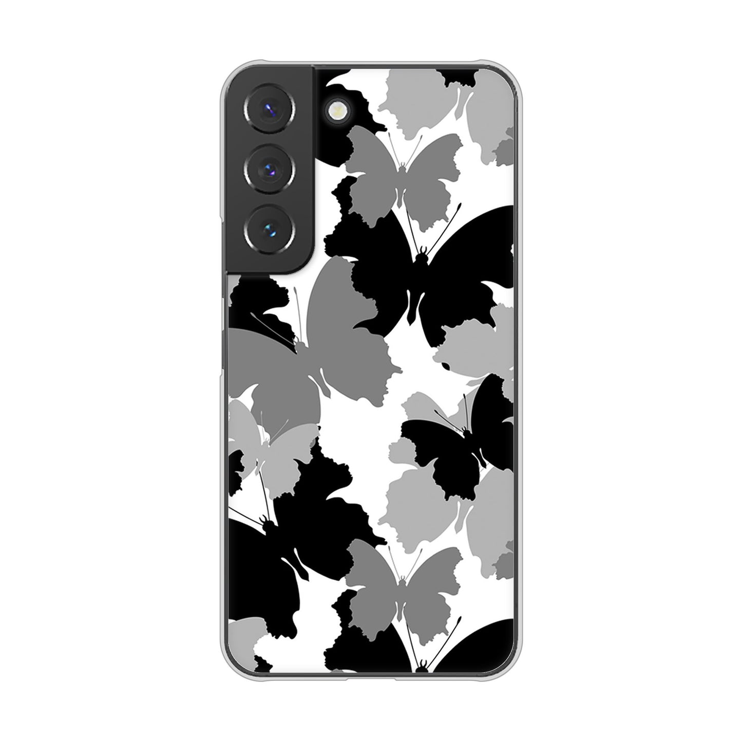 Galaxy S22 SC-51C docomo 高画質仕上げ 背面印刷 ハードケース 【1336 夜の蝶】