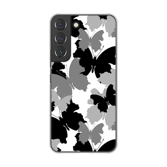 Galaxy S22 SC-51C docomo 高画質仕上げ 背面印刷 ハードケース 【1336 夜の蝶】