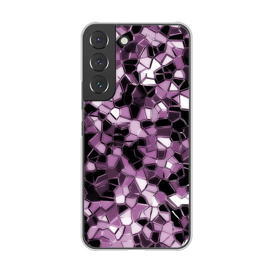 Galaxy S22 SC-51C docomo 高画質仕上げ 背面印刷 ハードケース 【EK837 テクニカルミラーパープル】